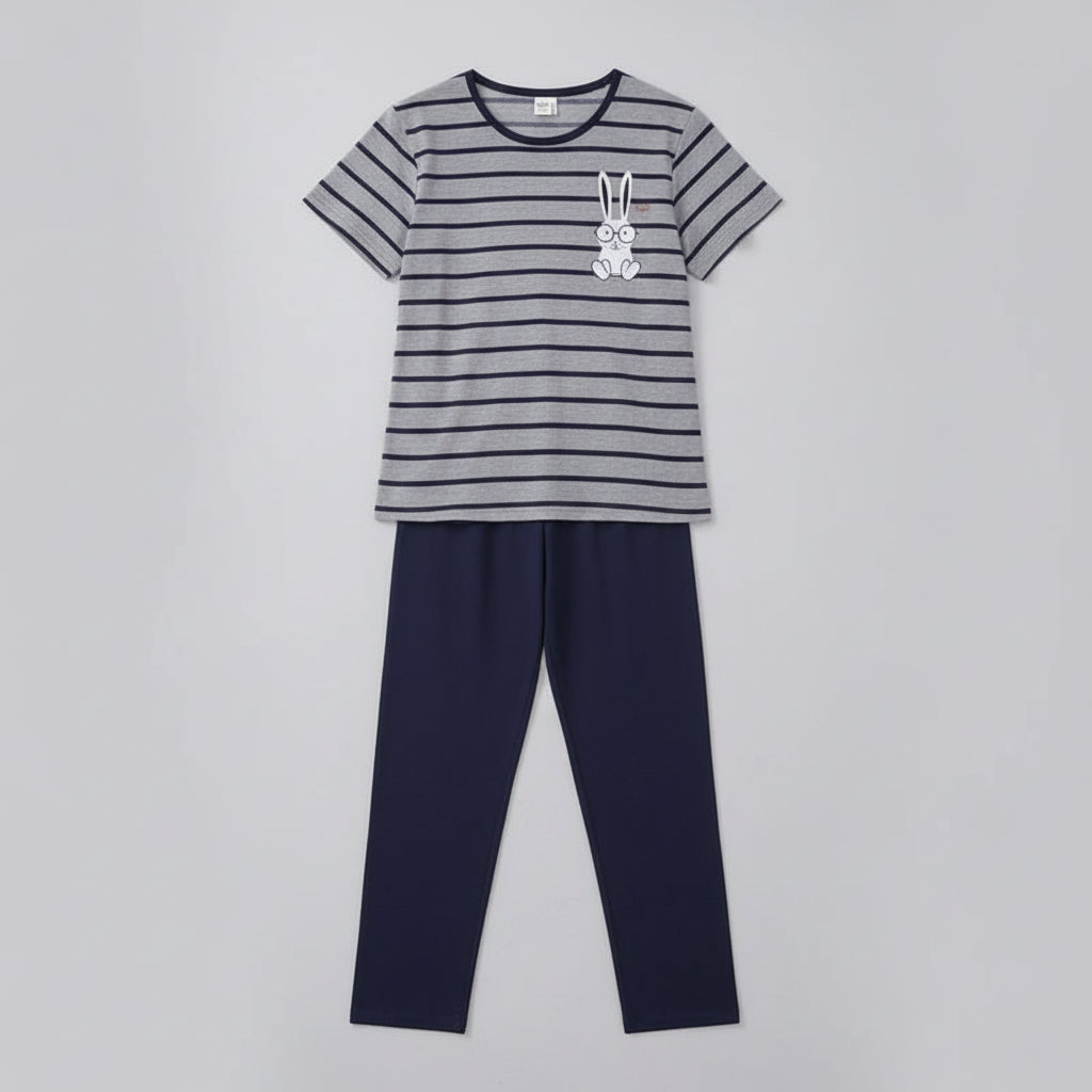 Women's Pajama Set – Soft Cotton Sleepwear Loungewear