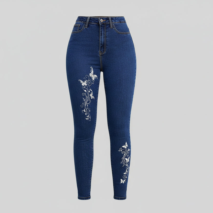 Autumn slimming denim jeans for women skinny fit