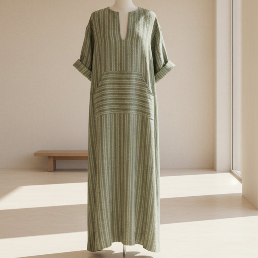 Casual loose maxi dress for women comfortable long dress