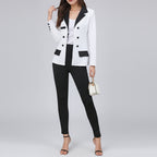 Double breasted blazer and pants set for women stylish outfit