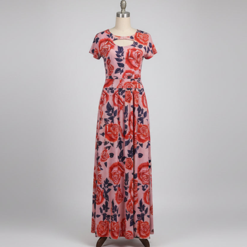 Loose plus size autumn dress for women comfortable fit