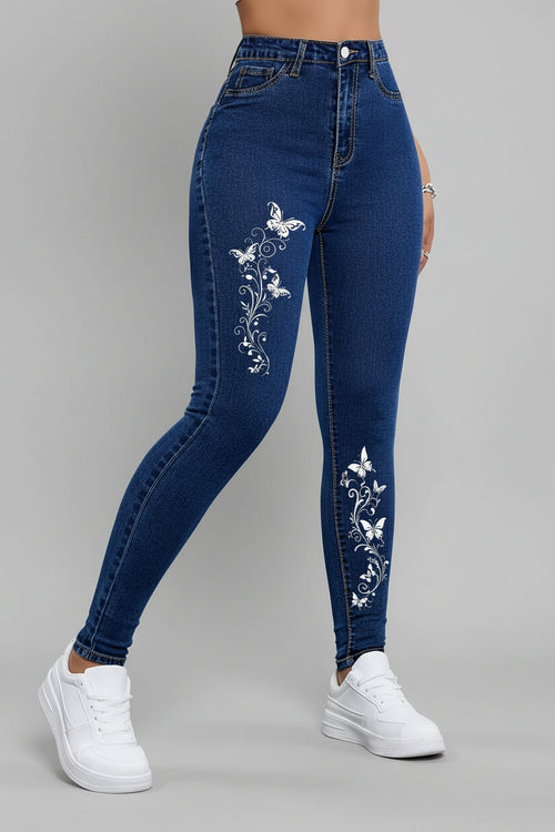 Slim fit pencil jeans for women small leg design