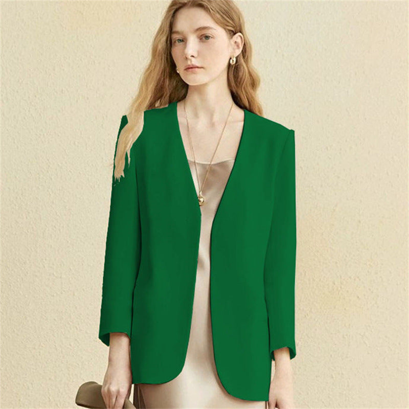 Stylish women small suit top with collage stitching craft