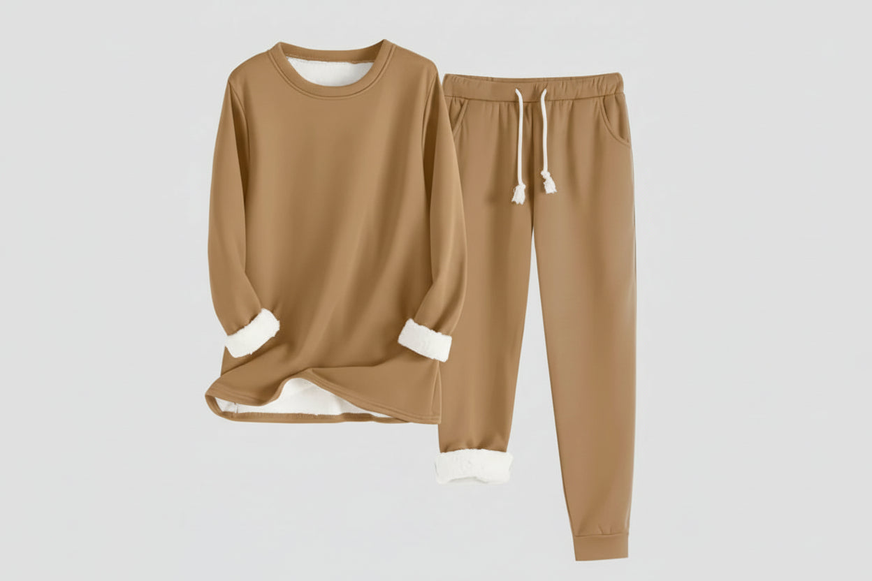 Sweet style lounge set for women long sleeve home wear